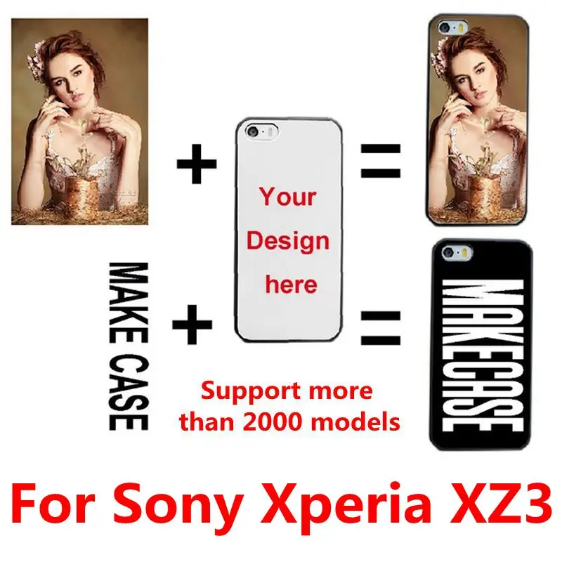 Чехол для Sony Xperia XZ3 с индивидуальным фото именем на заказ|Бамперы| |