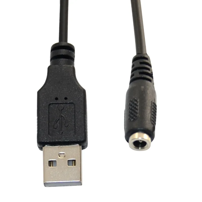 Переходник постоянного тока с USB 2 0 A папа на 1 5 мм мама штекер питания