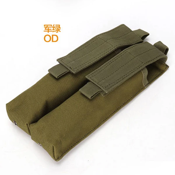 OD Airsoft Molle двойной P90/UMP военный подсумок Coyote Tactical TAN BK CP ACU OD Лесной Камуфляж 10 цветов - Цвет: OD
