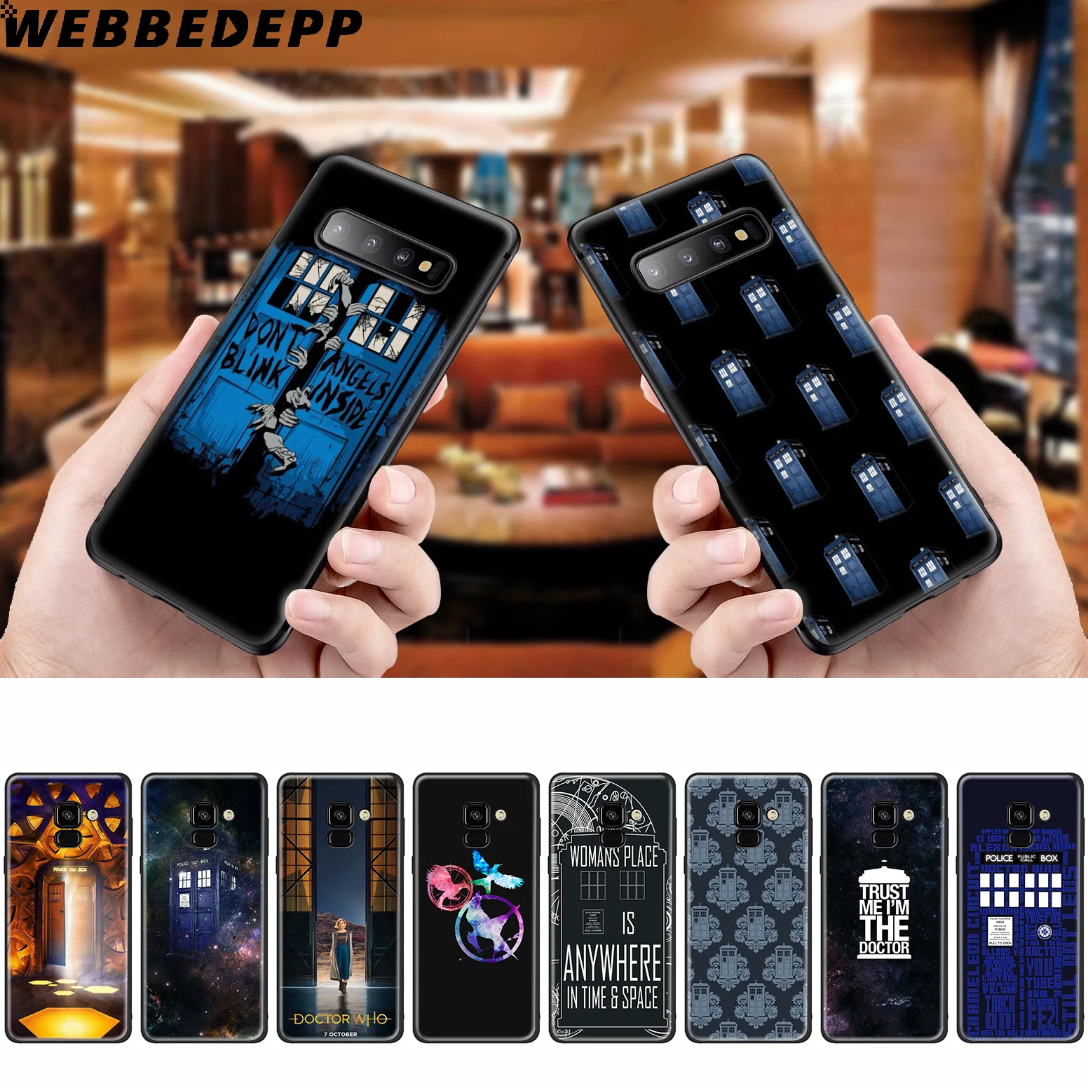 WEBBEDEPP Тардис Коробка Доктор Кто силиконовый чехол для Samsung Galaxy A3 A5 A6 A7 A8 A9 A10 A20 A30 A40