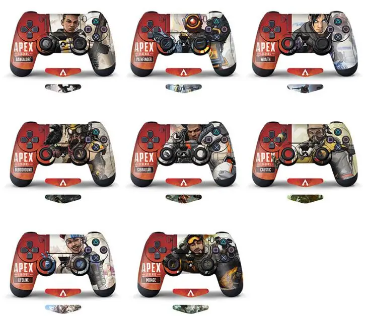 Data Frog 2 шт наклейки для Apex Legends контроллер скины Sony PlayStation4 игровой PS4 Slim Pro