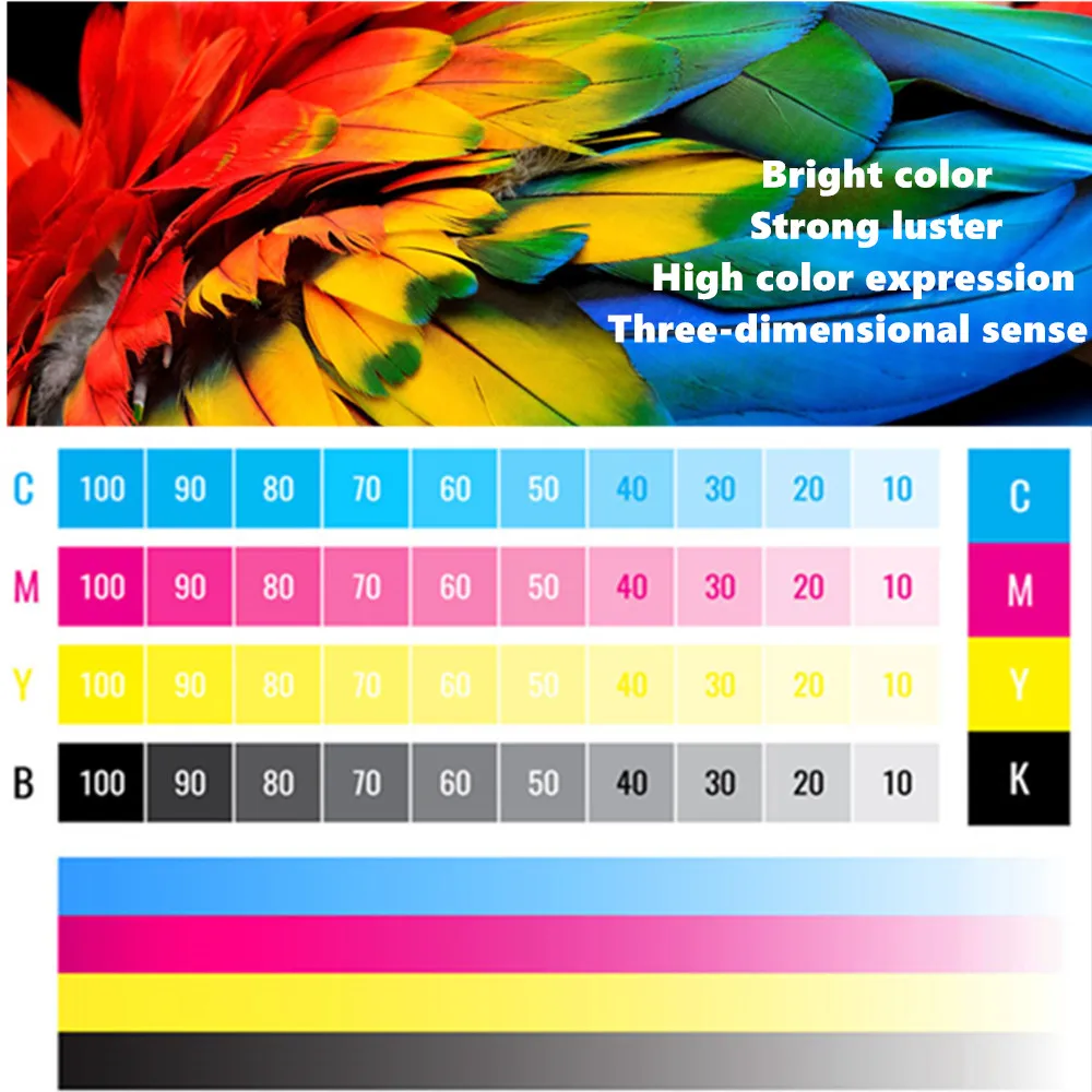 Цветные чернила цвет для бумаги подходит принтера Selphy CP800 CP810 CP820 CP900 CP910 CP1200 36