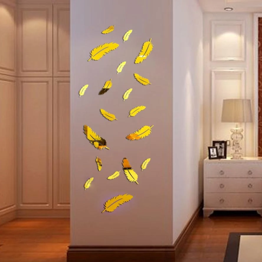 Креативный зеркальный Стиль DIY настенные часы Съемная виниловая наклейка