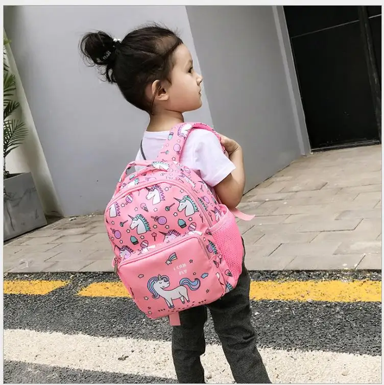 Рюкзак Kawaii с единорогом Детский милый рюкзак школьные сумки Mochilas Unicornio Kndergarten для