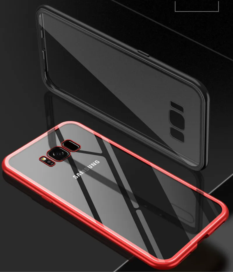 Mocolo 3D премиум стекло для samsung Galaxy S8 S9 Plus Защитная стеклянная пленка для экрана для Note 8 9 закаленное стекло магнитный металлический чехол