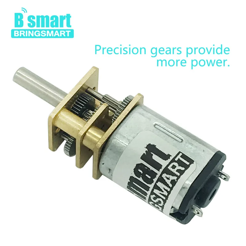 1 шт. Bringsmart N20 микро мотор электрический редуктора 3v 6v 12v 15/30/50/60/100/200/300/500/600/1000/1500