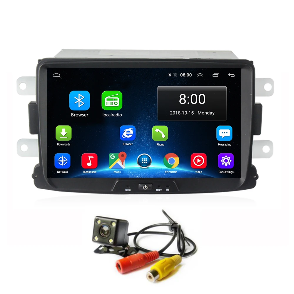 Android 8 1 Автомобильный gps навигатор радио для Renault Duster Dacia Logan Sandero Captur Lada Xray 2 Dokker
