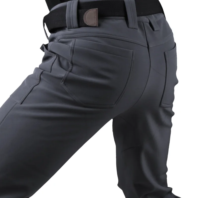 CQB Outdoor Sport Camping Tactical Men's Pants Water Repellent Softshell Fleece Thermal Thicken Wear resisting Trousers|outdoor pants|softshell