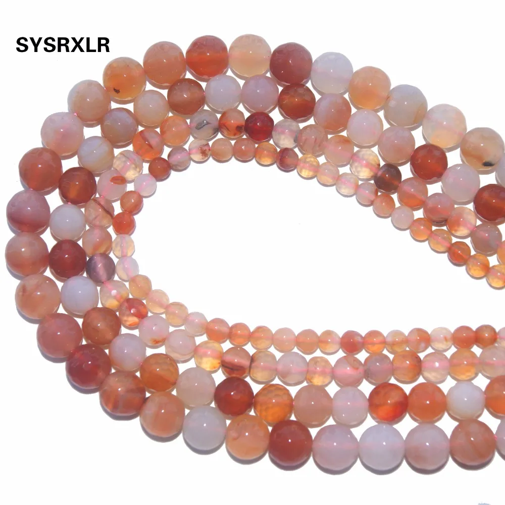 Оптовая продажа новинка граненые бусины из натурального розового Агата для