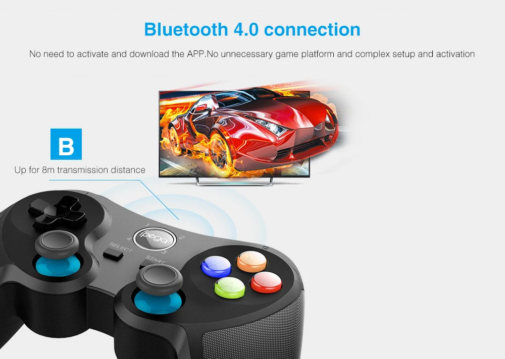 IPEGA Ipega PG 9157 PG-9157 Bluetooth геймпад триггер Кнопка гибкий джойстик держатель Bluetooth геймпад для Android, IOS, ПК, телевизора