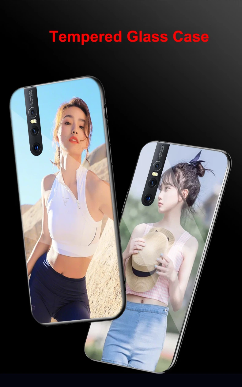 DIY закаленное Стекло ЧЕХОЛ ДЛЯ Vivo Z5X Z5 Y3 Y17 X27 Pro S1 V15 IQOO NEO Y95 Y91 U1 Y93 V11i Z3i X21 X21S Y97 X23 Nex аудиокассеты