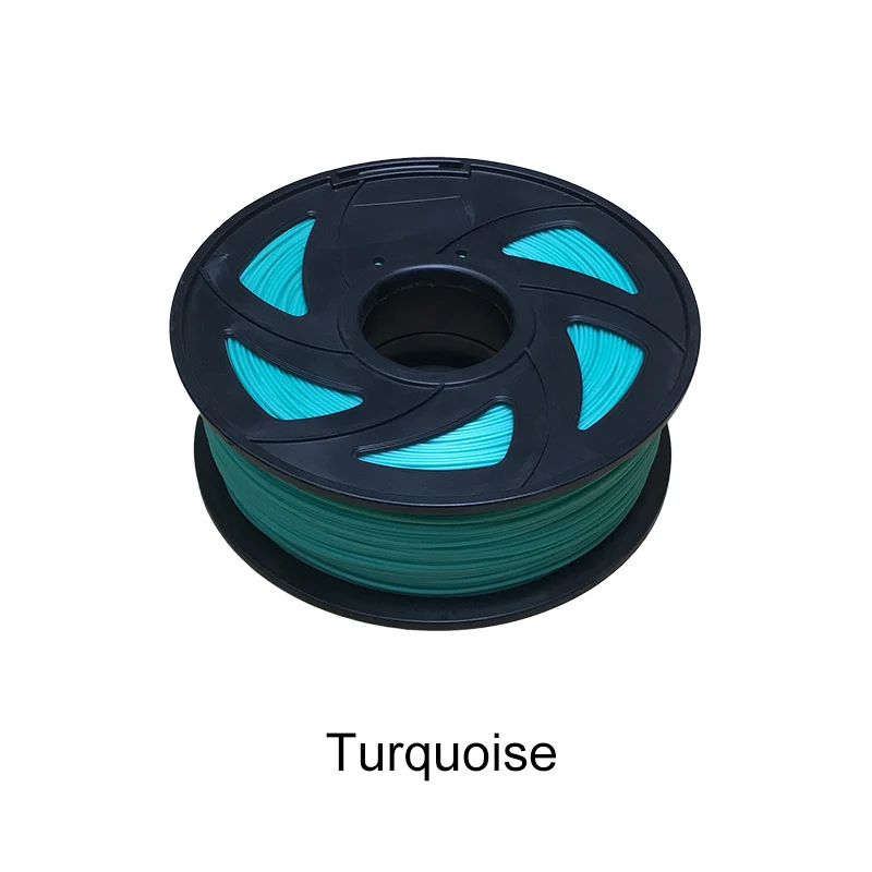 Turquoise 3D нить PLA 1,75 многоцветная 1 кг пластиковая катушка нить 1,75 мм 3D принтер нить impressora 3D filamento - Цвет: Turquoise