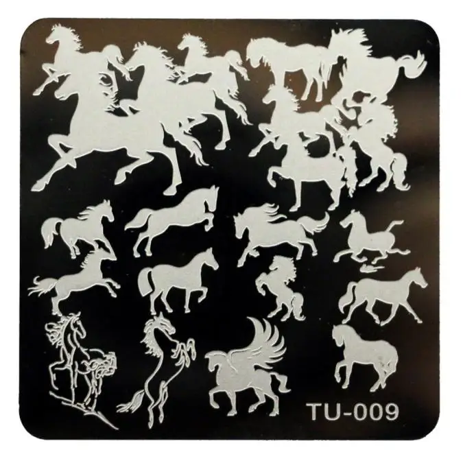 2017 модный DIY Художественный штамп с изображением для ногтей штамповочные