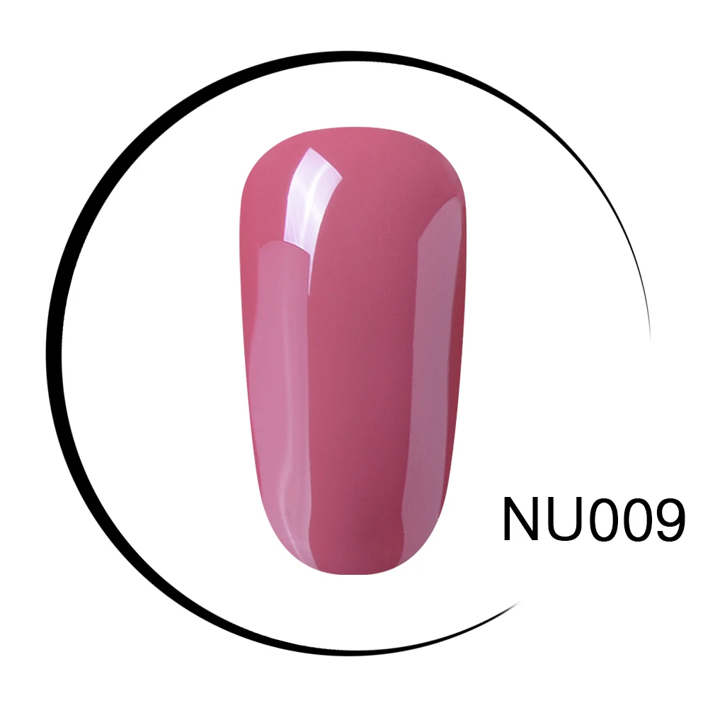NU009 Elite99 Гель-лак замачиваемый УФ светодиодный Гель-лак для ногтей Базовое покрытие 10 мл розовый оранжевый светодиодный лак для ногтей УФ-отверждение Гель-лак - Цвет: NU009