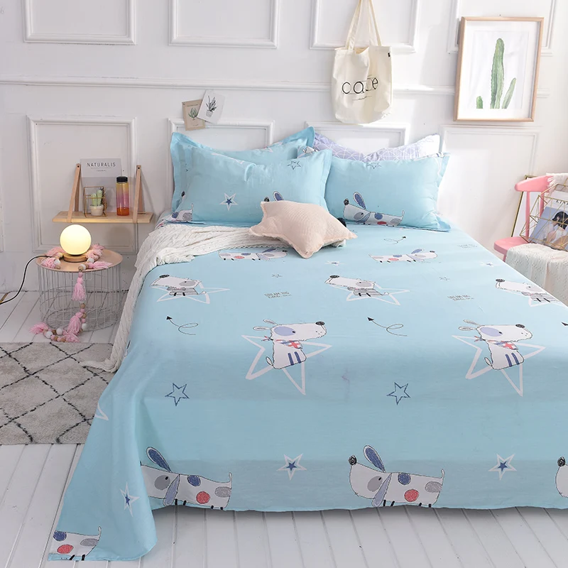 Цветные двойные плоские простыни king size, красивые геометрические клетчатые простыни для кровати queen size, простыни с разноцветными сетками#/L