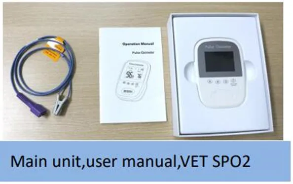 Wondcon ветеринарный ЖК-дисплей Ручной пульсоксиметр PR SPO2 Пульс частота bluetooth Монитор