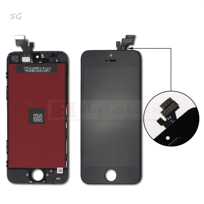 100% Высокое качество AAA Дисплей для Apple iphone 5/5g/5C/5s ЖК дисплей с хорошее планшета