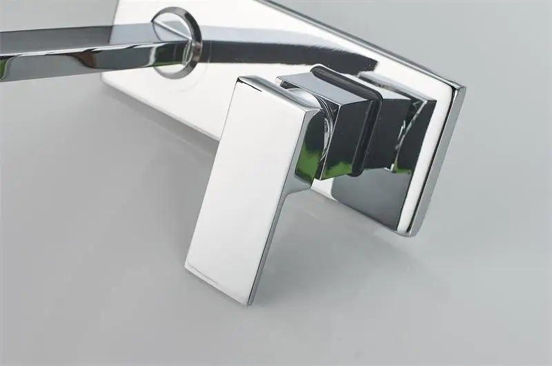 High Quality Square Modern Style Bathroom Wall Mounted Concealed Faucet Cold and Hot Water Mixer Tap MK1903A | Обустройство дома
