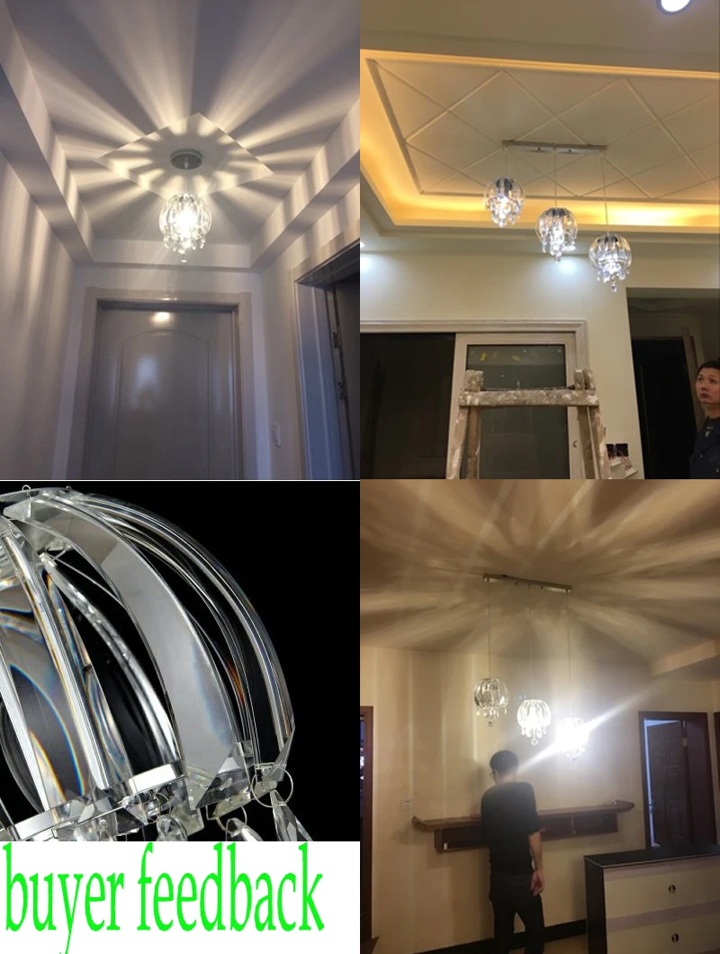 Крючок деревенский подвесные светильники Современные хрустальные обеденный