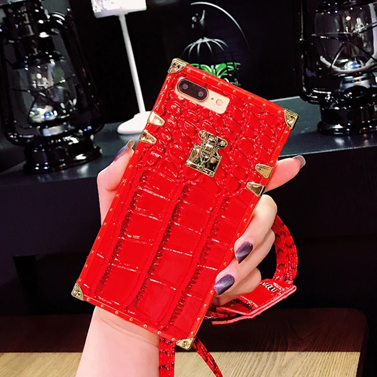 Aoweziic модный плотный чехол с узором «крокодиловая кожа» для iphone 11 PRO MAX XS MAX XR 7 8plus 6S мягкая задняя крышка из ТПУ чехол для телефона