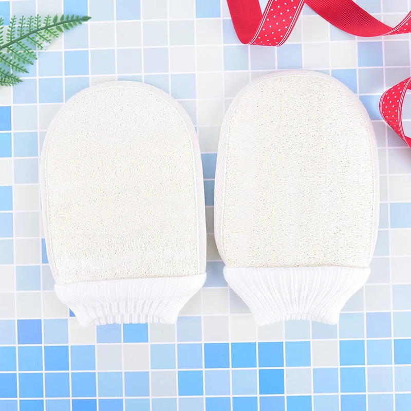 

1Pc Magic Washing Gloves Shower Thicken Bath Peeling Glove Exfoliating Tan Removal Loofah Interior Fibrous Shower Bath Tools