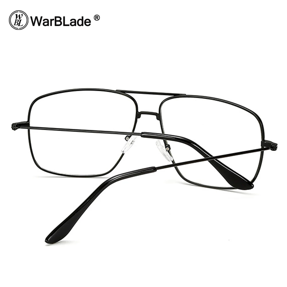 Винтажные квадратные мужские оправы для очков WarBLade роскошные дизайнерские