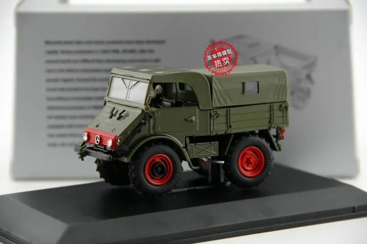 Классическая литая игрушка модель в масштабе 1:43 Mercedes Benz Unimog U401 внедорожник для