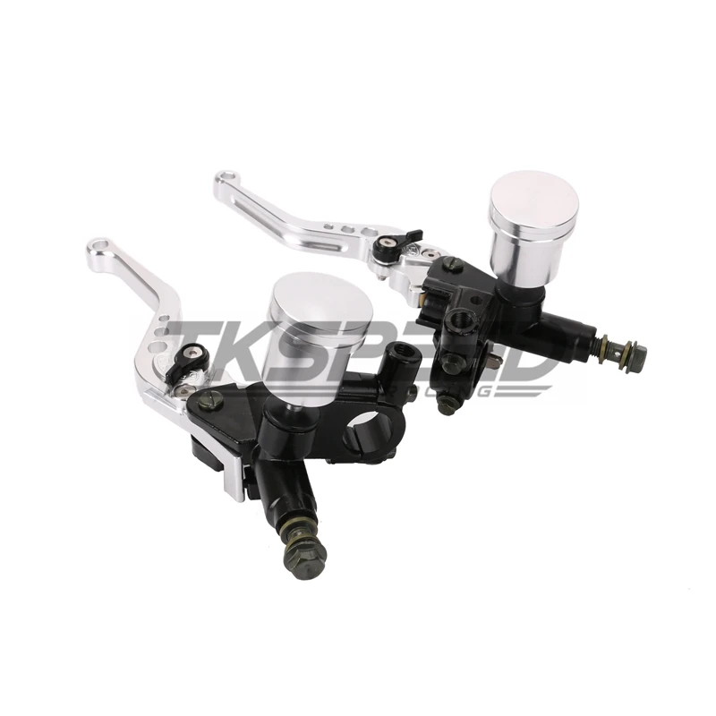 CNC lever Handle Hydraulic clutch Brake Pump Master Cylinder Motorcycle Racing Universal For HONDA Yamaha Kawasaki - Цвет: silver