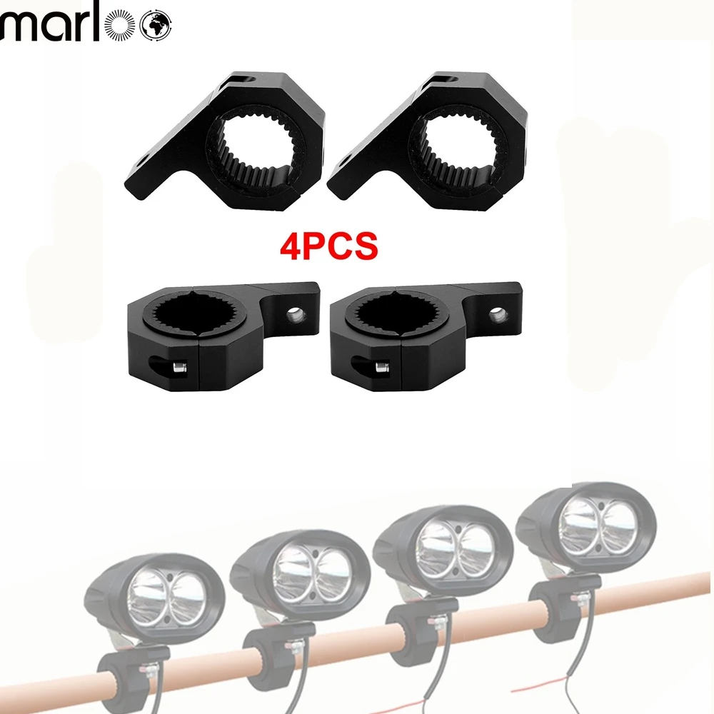 Marloo 4 шт. 25-30 мм 1-1 2 &quotАвтомобильный кронштейн для противотуманных фар фара на