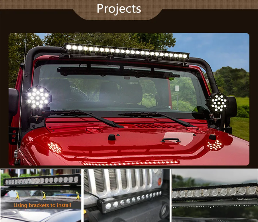 Marloo 180 Вт Светодиодный светильник бар 30 дюймов Led дальнего Offroad светильник для автомобиля Jeep 4WD реверсивная передача грузовика пикапа, можно использовать при 4x4 автомобиля 12V 24V Автомобильный 4D