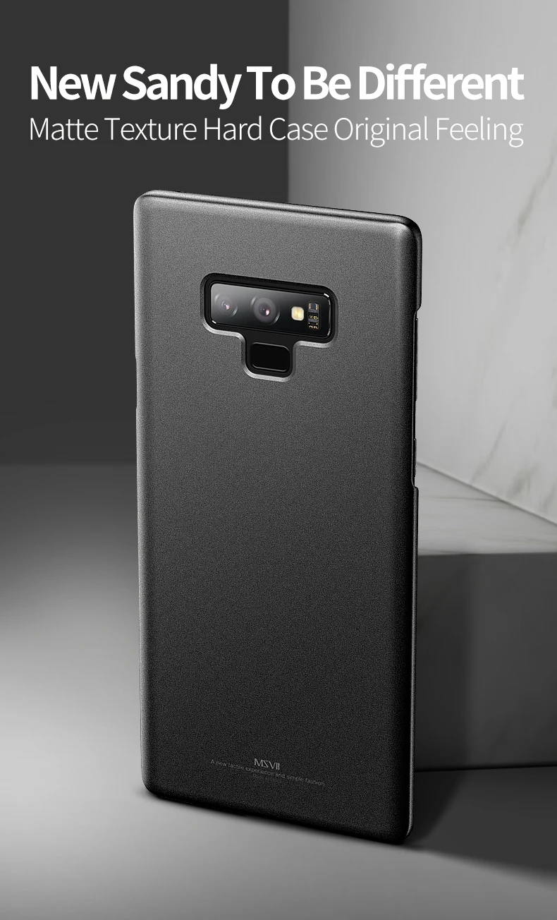 Подлинный MSVII роскошный 3 уровня Жесткий Чехол для samsung galaxy Note 9 пластиковый живопись масляными красками Крышка для note9 противоударной защитной плёнки