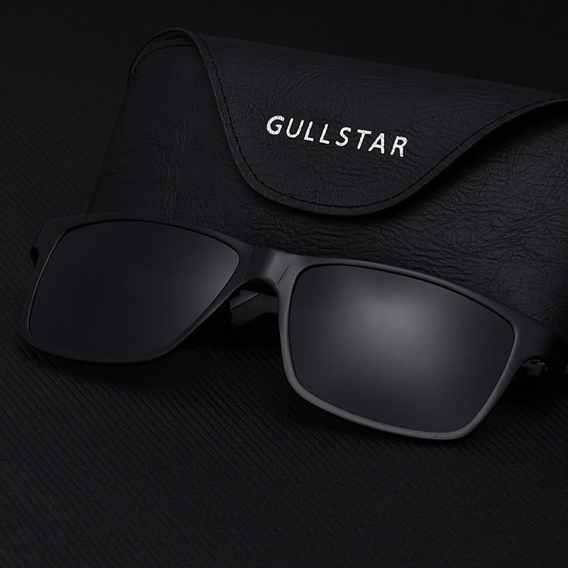 2017 Алюминий поляризационные Для мужчин солнцезащитные очки фирменные для