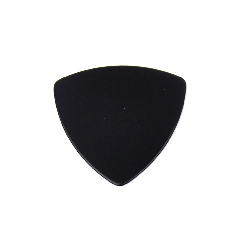 

100pcs Medium 0.71mm 346 Rounded Triangle Guitar Picks Plectrums Blank Celluloid Solid Black