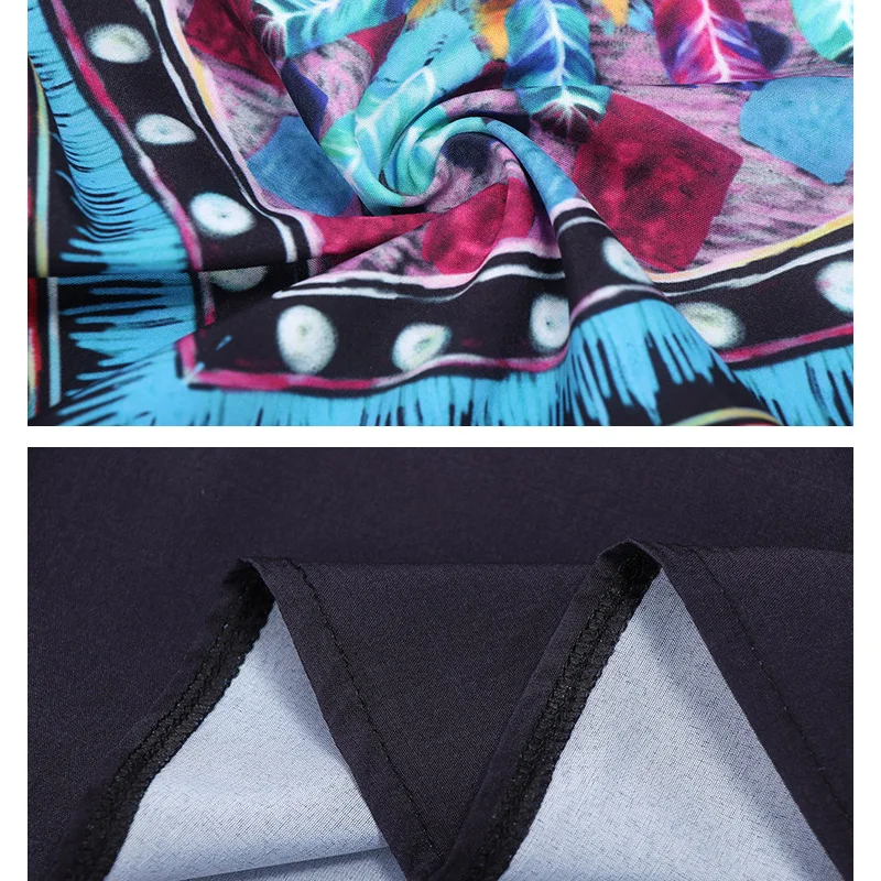 Женские свободные платья с цветочным принтом повседневные белые летние круглым