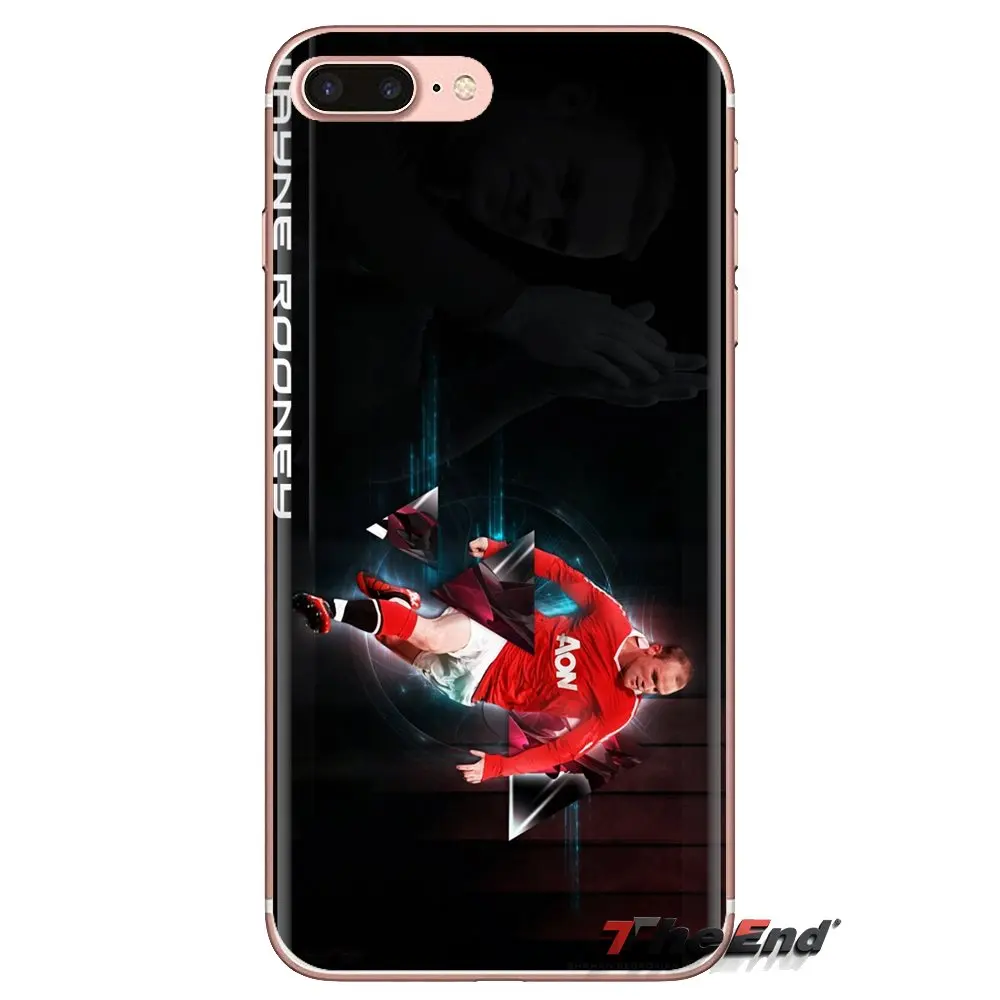 Wayne Rooney футбол для Xiaomi Mi3 Samsung A10 A30 A40 A50 A60 A70 Galaxy S2 Note 2 Grand Core Prime силиконовый чехол