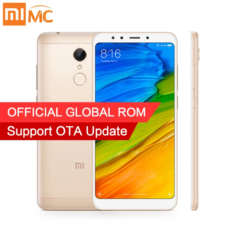 2017 Оригинальный Xiaomi Redmi 5 3 ГБ 32 18:9 полный Экран мобильных телефонов Snapdragon 450 Octa Core 7