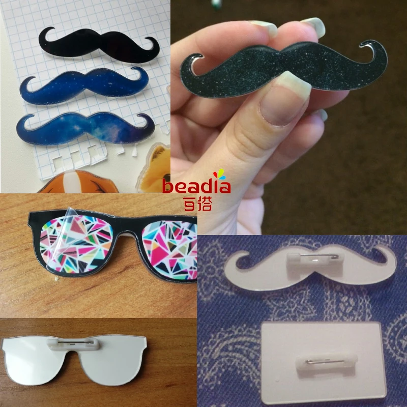 1 шт. значки на рюкзак акриловые бесплатная доставка одежду для бороды значок