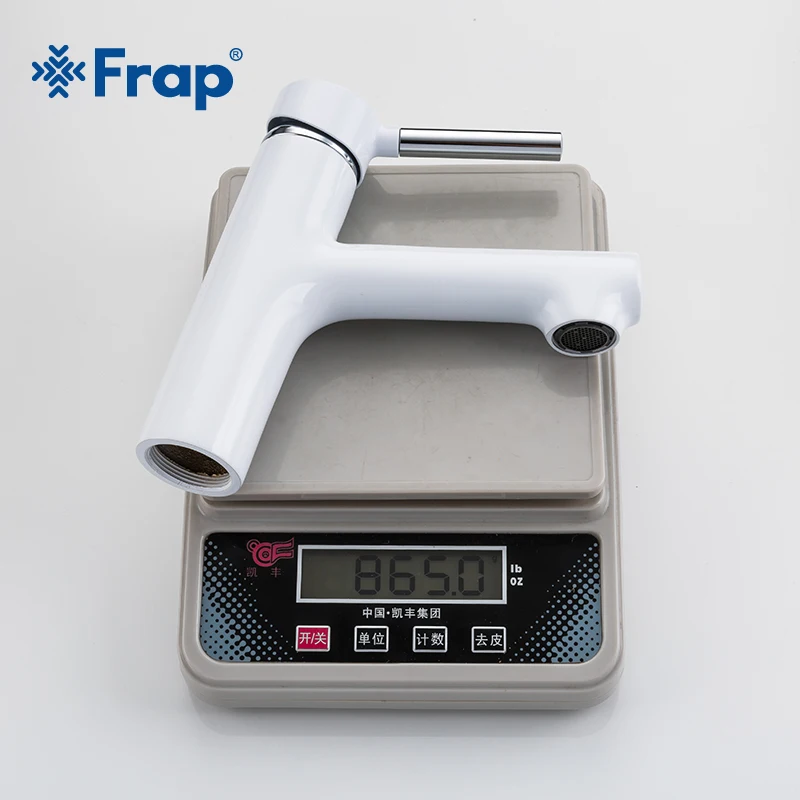 FRAP инновационный смеситель для умывальника белая аэрозольная краска ванной