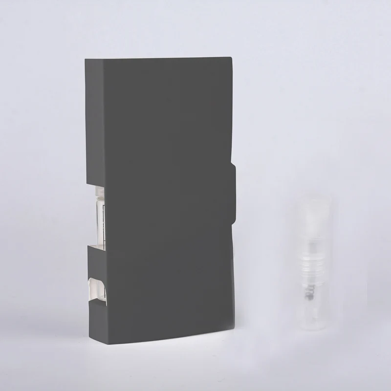 with black card 100 шт./лот 1 мл спрей бутылка многоразового использования флакон духов бумажная Подарочная открытка флакон с образцом духов посылка логотип на заказ - Цвет: with black card