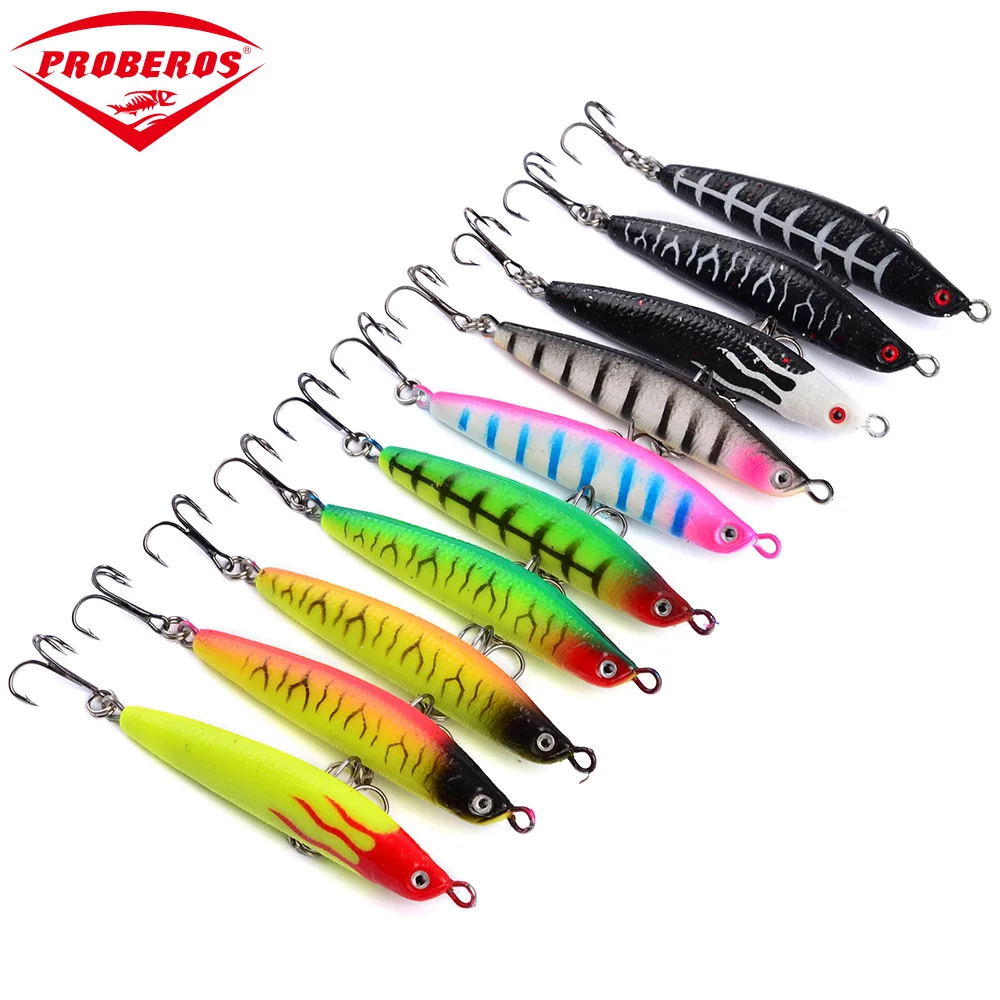 

1Pcs Freshwater Fishing Lures Minnow 8cm 18g Bass Fishing Artificial Bait Tackle Hook