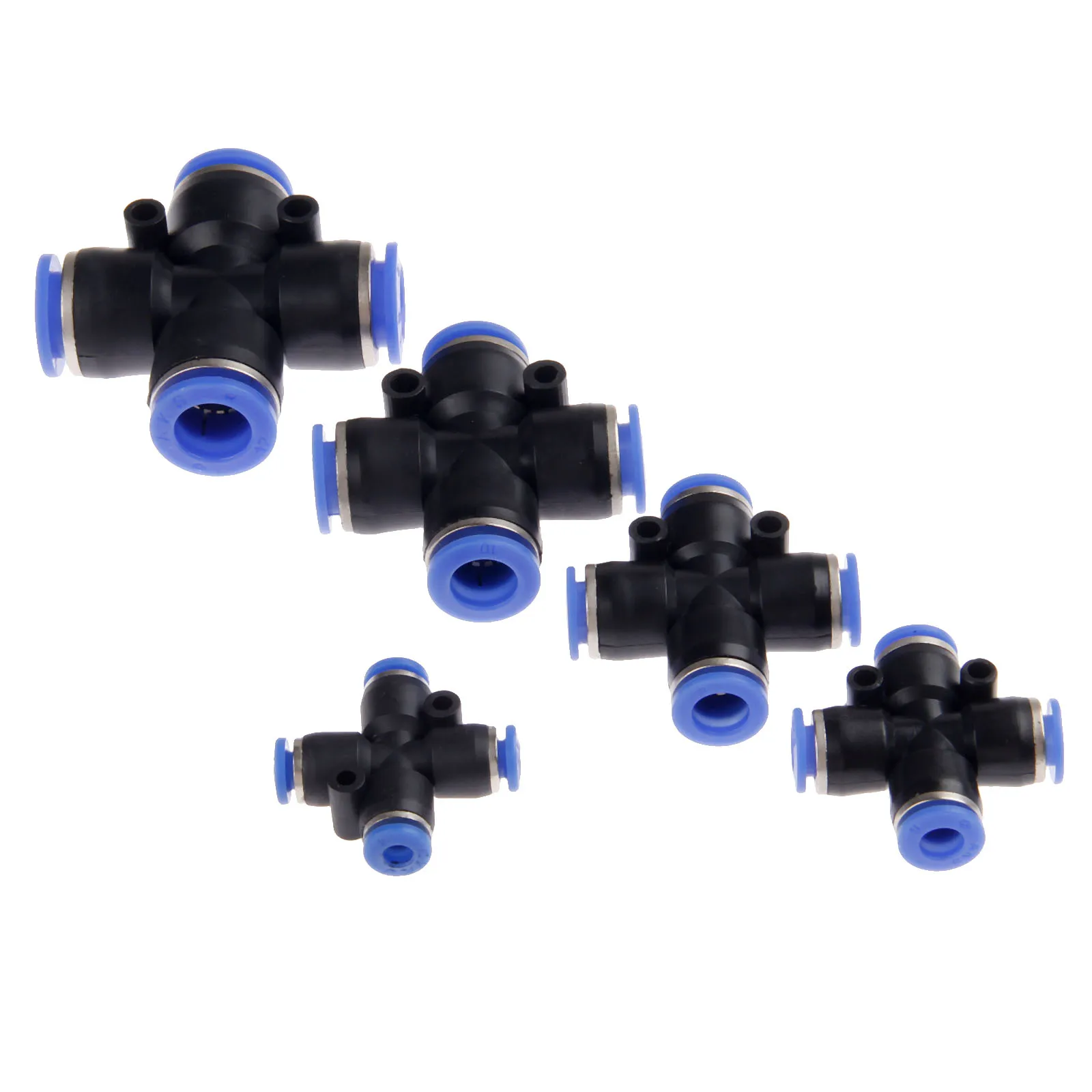 5 шт. 4-полосный сплиттер в форме Креста пневматические соединители