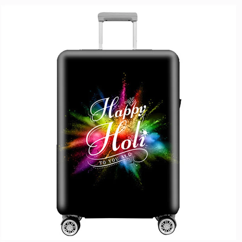 R Luggage cover Сгущенная крышка багажника багажника для 18-32 дюймов тележка суперобложка идеально упругие аксессуары для путешествий - Цвет: R Luggage cover