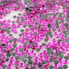 ZOTOONE фиолетовые красные кристаллы стразы нейл-арта Flatback Стразы с прямой основой Стразы для одежды аксессуары аппликация передачи тепла E