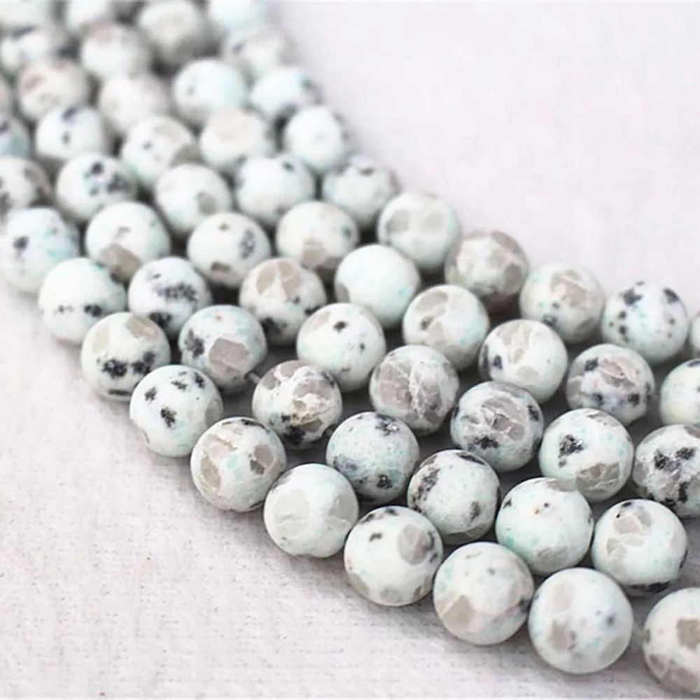 Wholesale Matte Green Sesame Jaspers beads 4mm 6mm 8mm 10mm 12mm Smooth And Round Beads.DIY Jewelry Making Beads | Украшения и