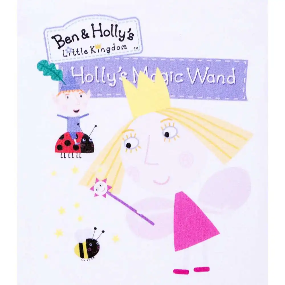 Летние футболки для девочек Ben and Holly хлопковая Детская футболка с коротким
