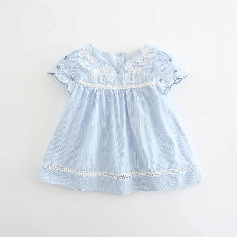 Детское летнее Хлопковое платье с цветочным принтом | Детская одежда и обувь