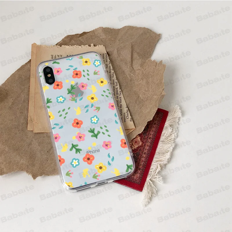 Babaite летний маленький чехол для телефона с ромашками iPhone X XR XS Max 7 8 6 6s Plus 5 SE летняя