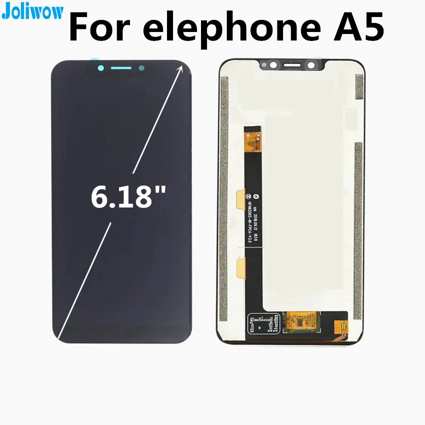 Для elephone A5 ЖК дисплей + кодирующий преобразователь сенсорного экрана в сборе