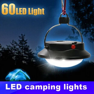 Уличная Водонепроницаемая светодиодная портативная лампа для кемпинга с 60