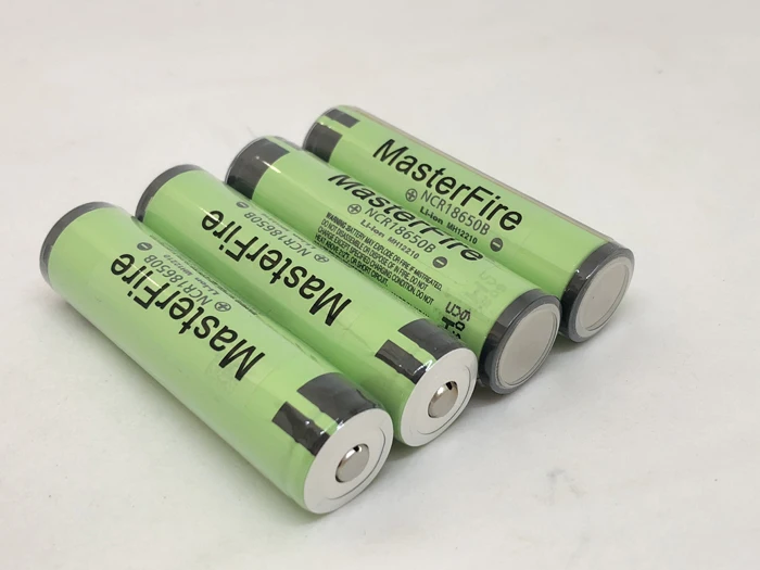 

MasterFire 4pcs/lot Protected Original 18650 NCR18650B 3.7V 3400mAh Rechargeable Lithium Battery Cell For Panasonic with PCB